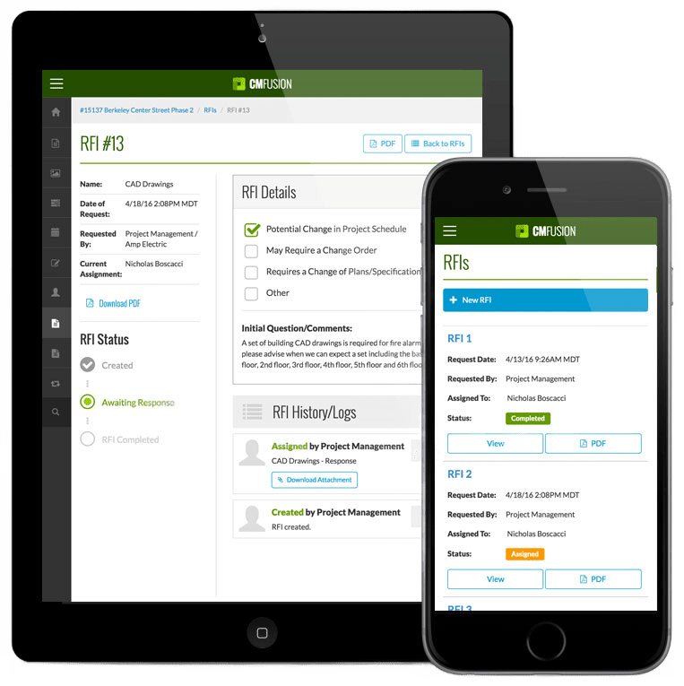 Construction RFI Management Software